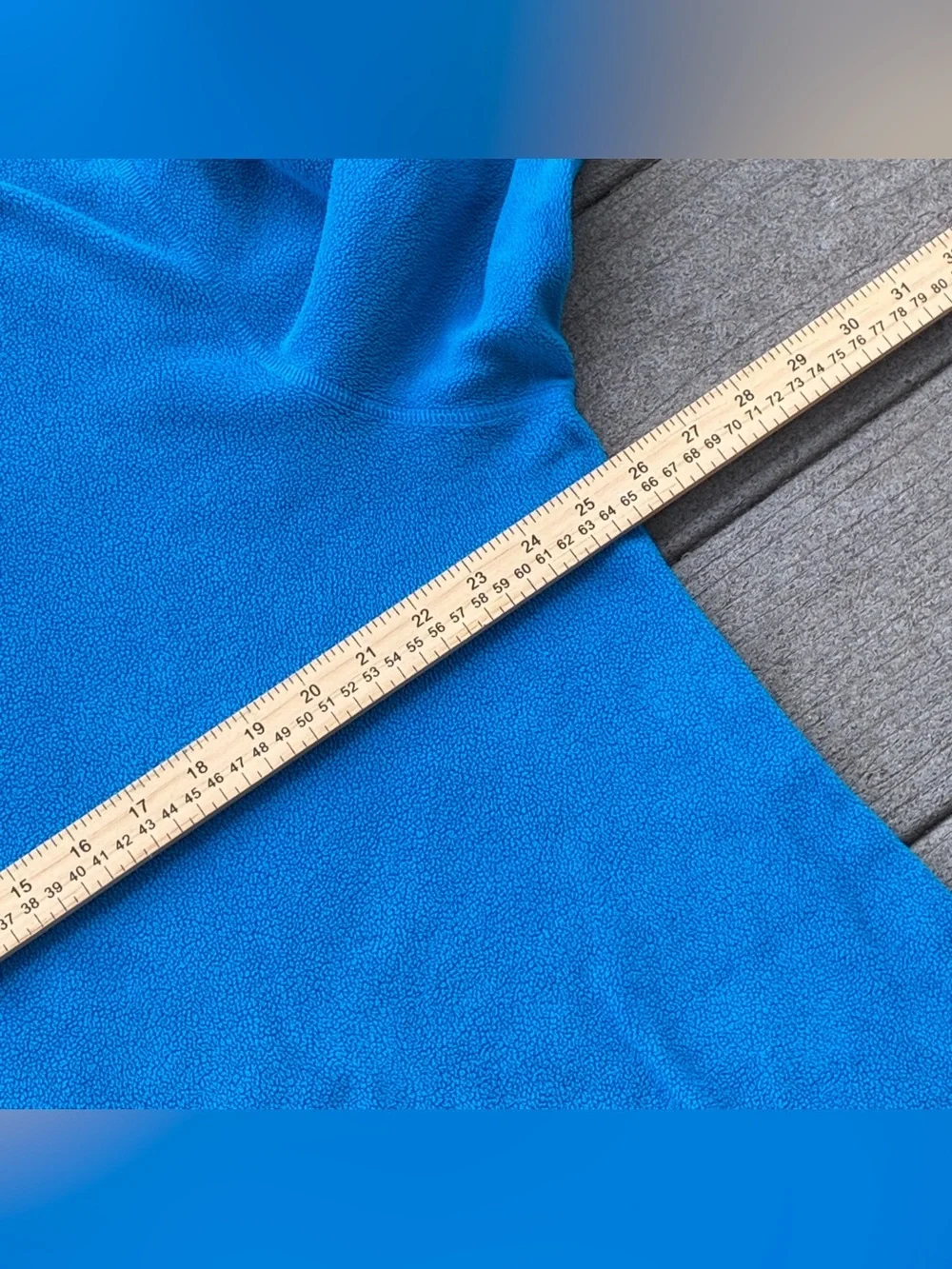 The North Face Quarter Zip Fleece Pullover Jacket Blue Men's XL Outdoor